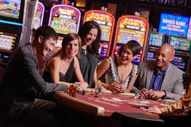 Antarmuka pemain Caribbean Stud Poker